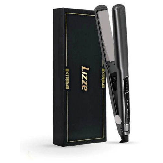 Plancha Lizze Extreme Titanio con estuche negro de presentación