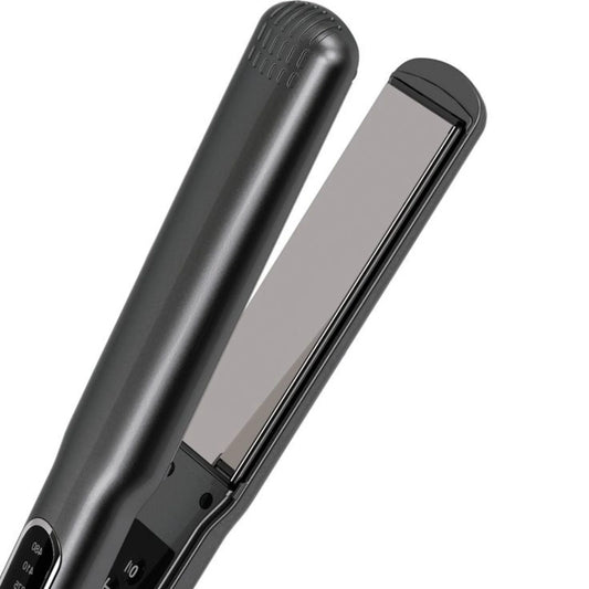 Detalle de placas de titanio ultra lisas de la plancha Lizze Extreme